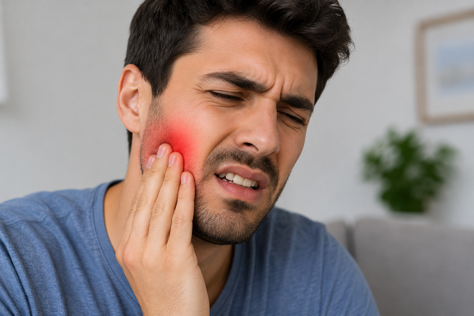 Wisdom tooth pain — placeholder photo, replace with your own