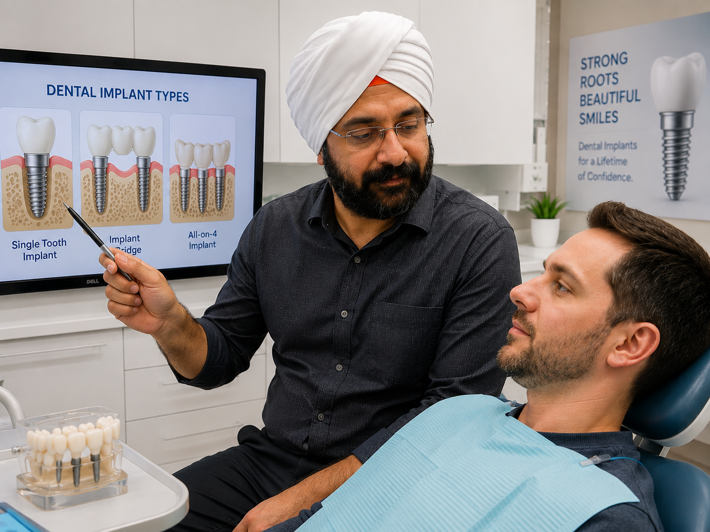 Dr Harginder Singh, implant dentist Solihull