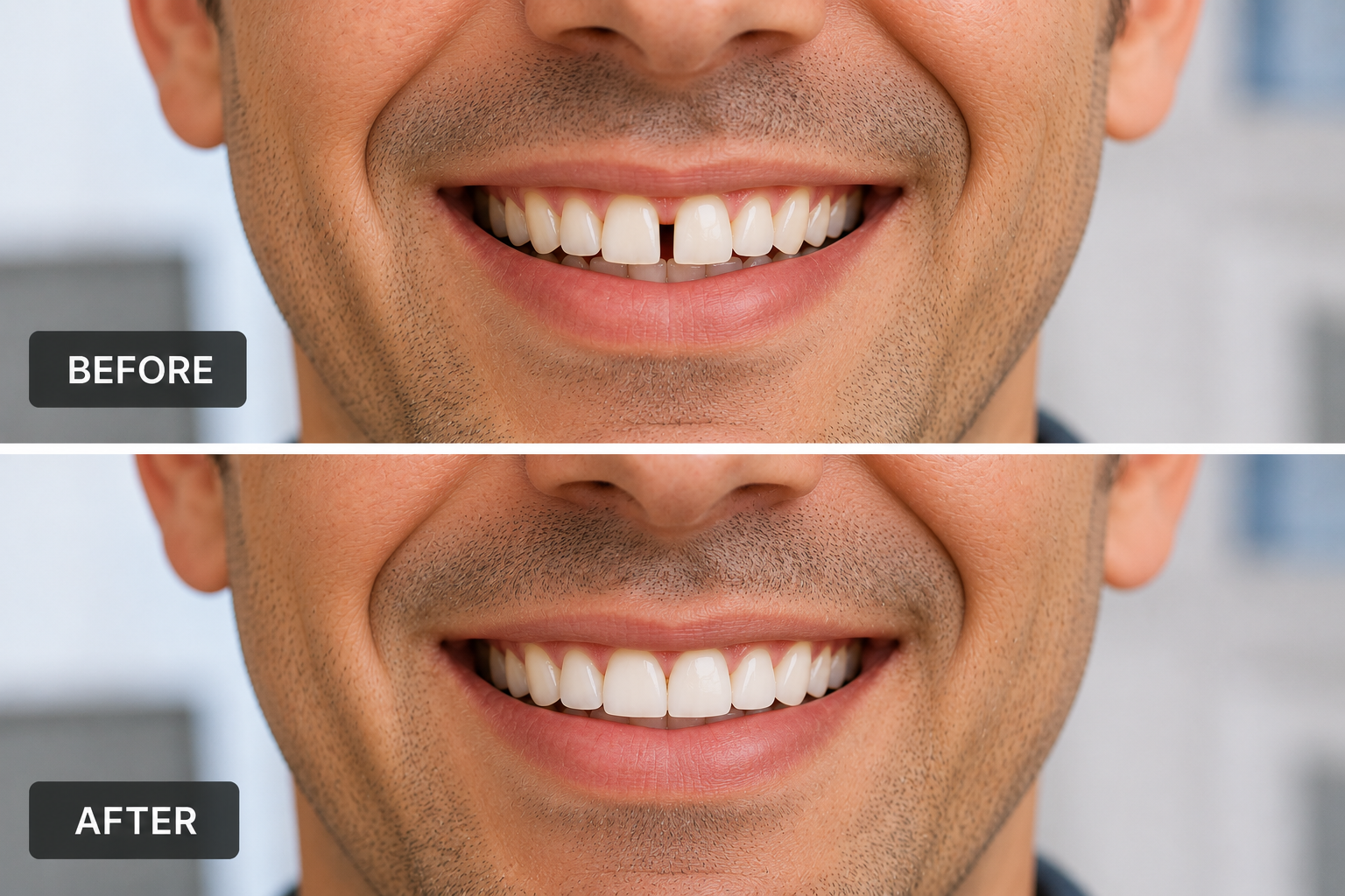 Broken or chipped tooth — placeholder photo, replace with your own